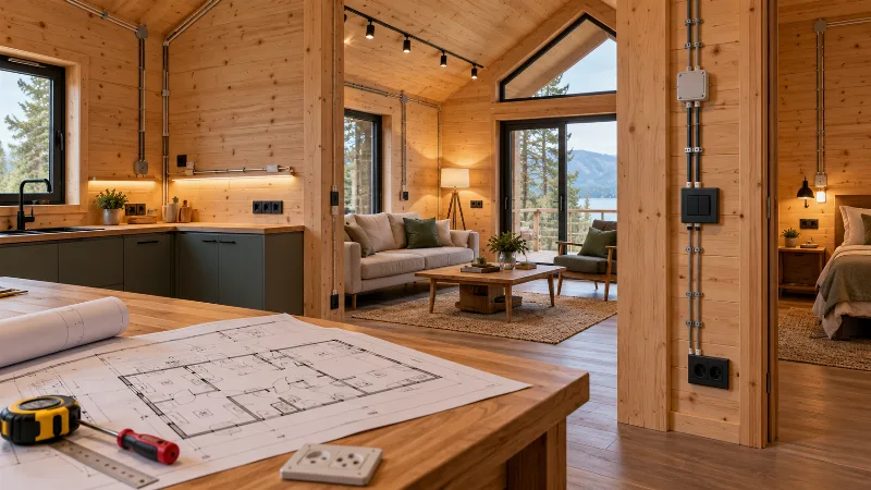 Bungalovlarda Elektrik Tesisatı ve Priz Yerleşimi Nasıl Planlanır?