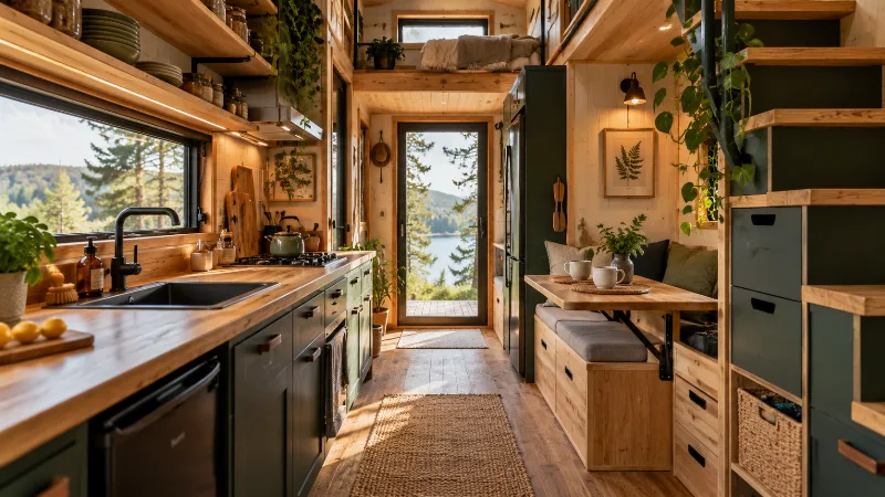 Tiny House İçin Mutfak Tasarımı ve Alan Kazandıran Çözümler