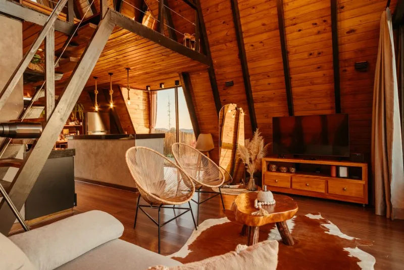 A-Frame Evlerde Merdiven ve İç Yerleşim Çözümleri